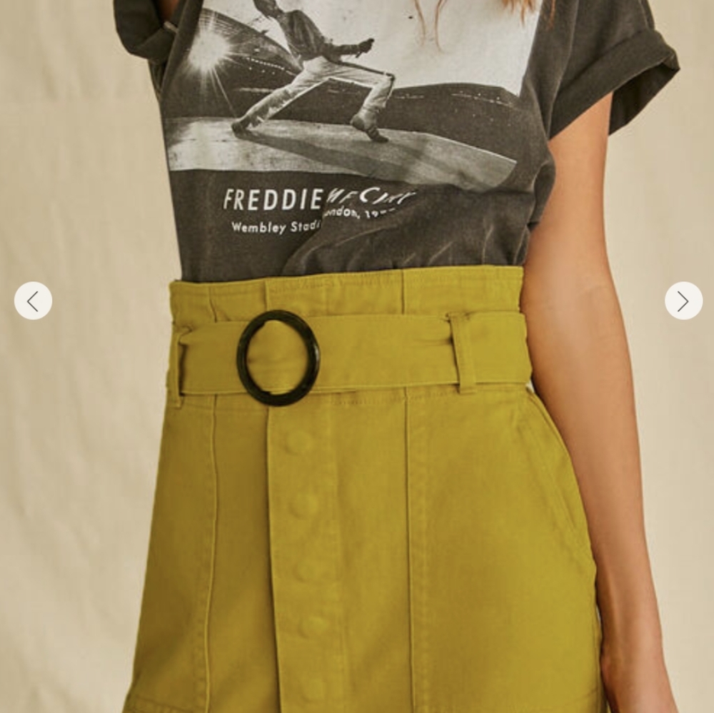 💥NWT💥Paperbag mini skirt